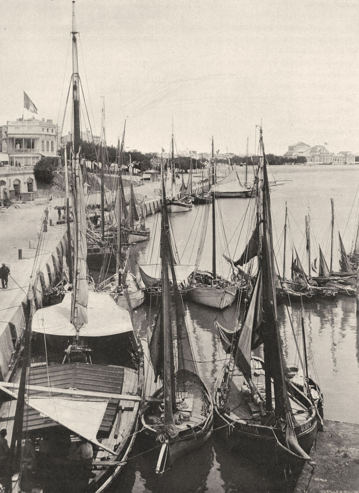 CHARENTE-MARITIME. Porte de Royan- La Grande Conche 1904 old antique print